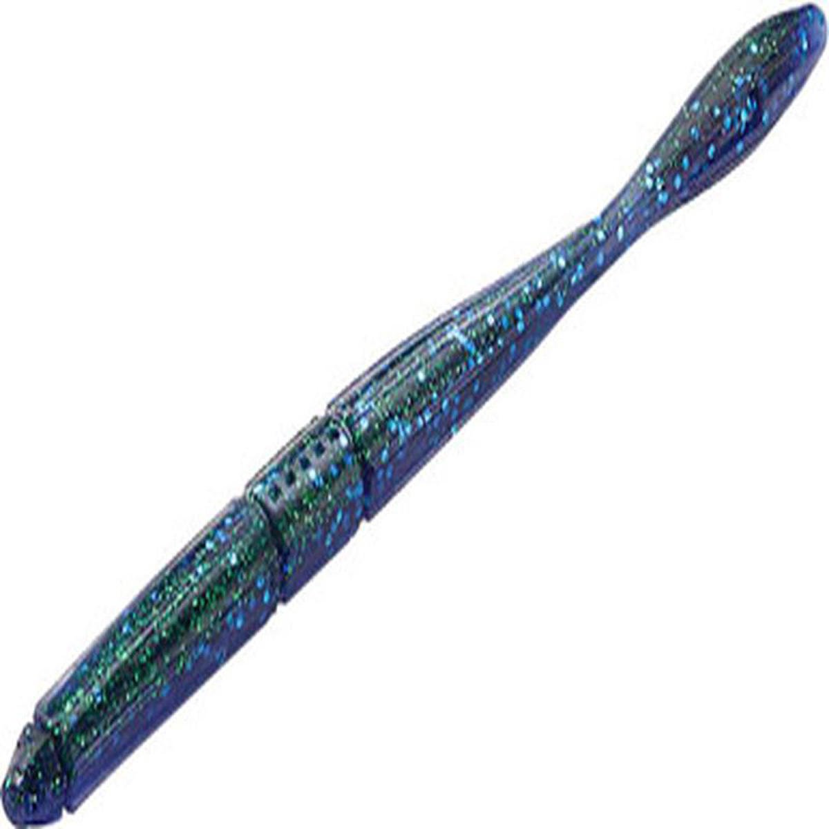 13 Fishing Bubble Butt Worm 8211 6in 8211 Blueberry Yum Yum