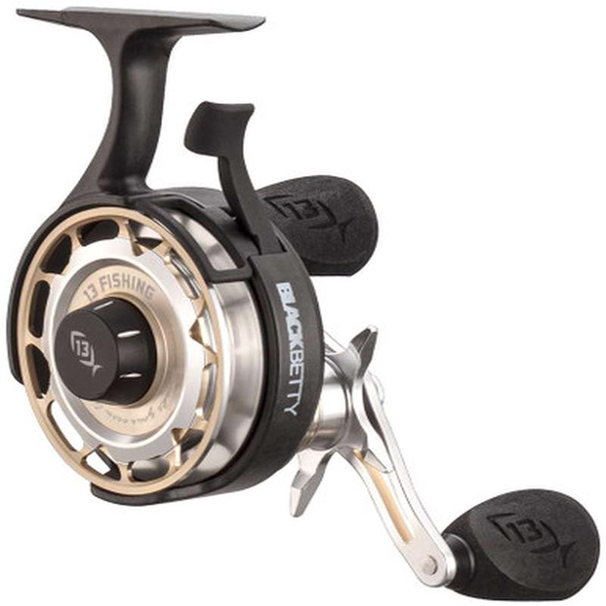 13 Fishing BBCFFW25-LH Black Betty FreeFall Carbon Ice Reel