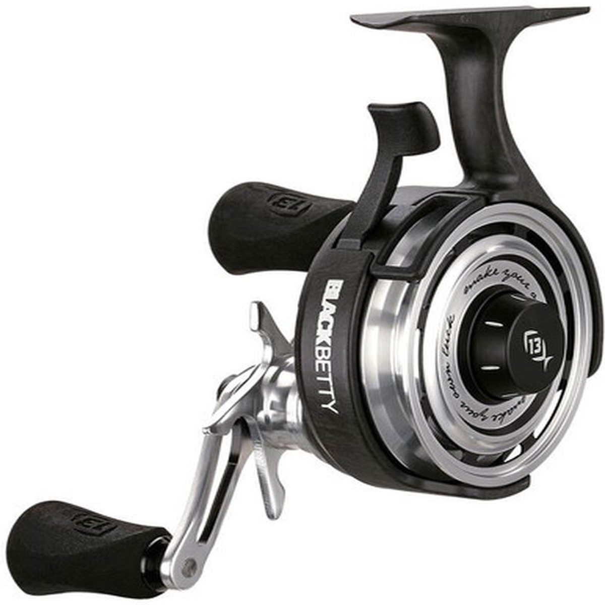 13 Fishing BBFFW25-RH Black Betty FreeFall Ice Reel 8211 251 8211 Right Hand